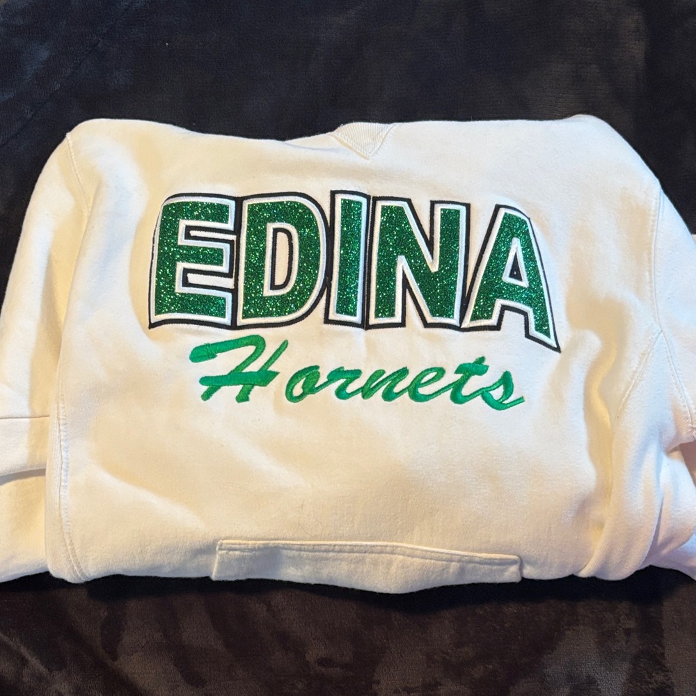Bombshell Sportswear White Crew Neck Sweater